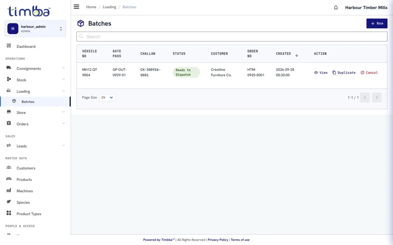 Loading batches on the web
